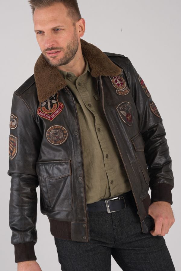 Blouson Homme Redskins PERRY DISCOVERY BROWN