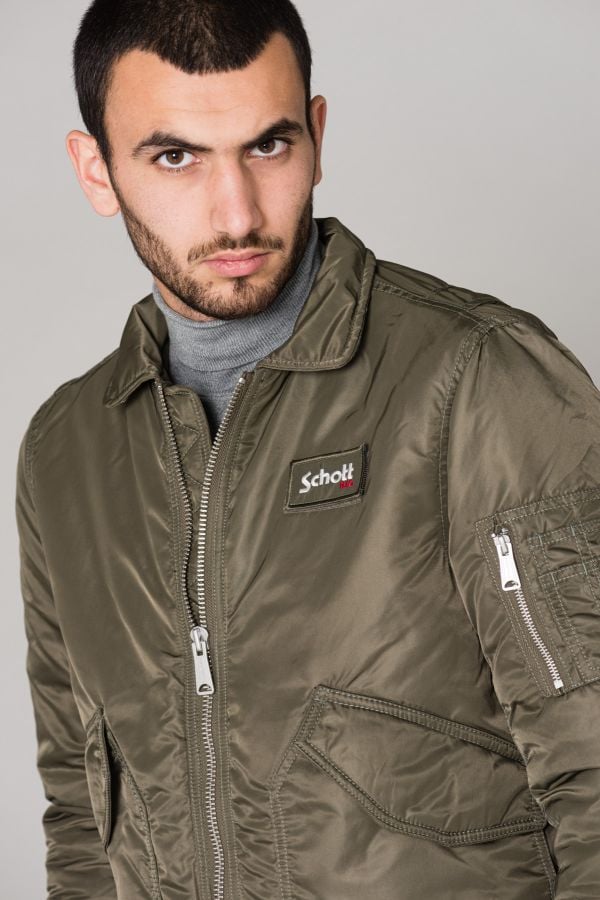 Chaqueta Hombre Schott 210100 ARMY KAKI