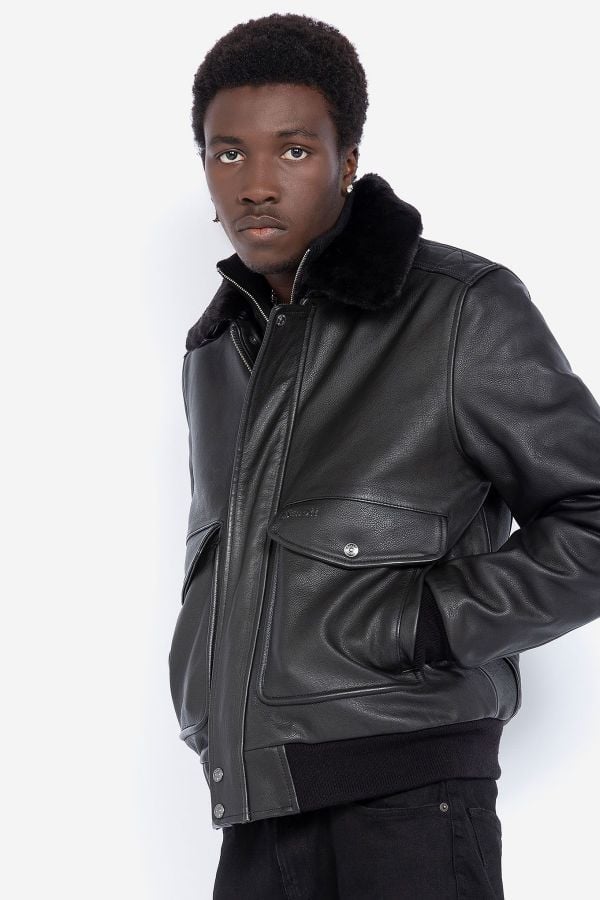 Blouson Homme Schott LC5331X ANT BLACK