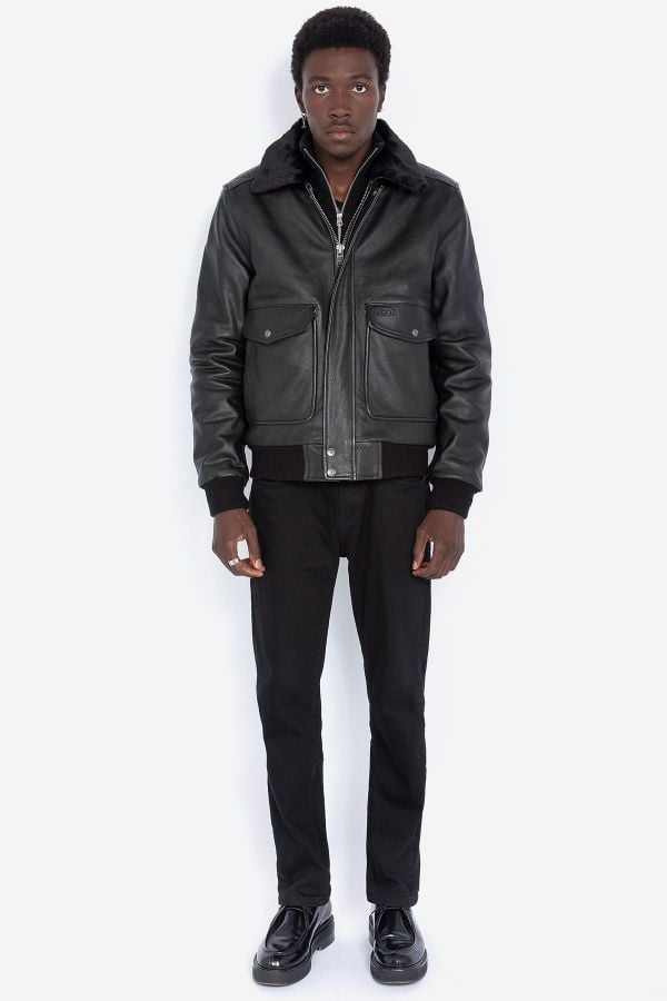 Blouson Homme Schott LC5331X ANT BLACK