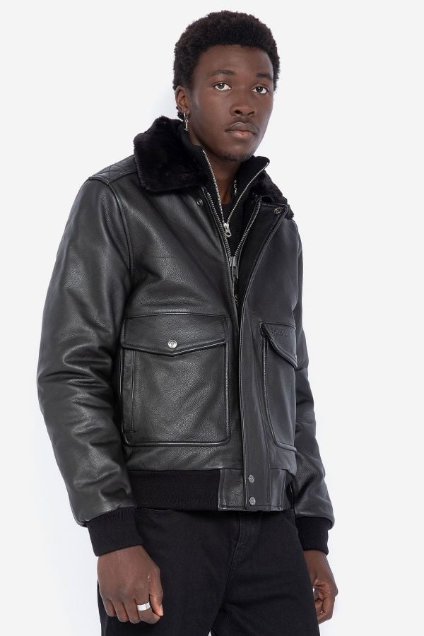 Blouson Homme Schott LC5331X ANT BLACK