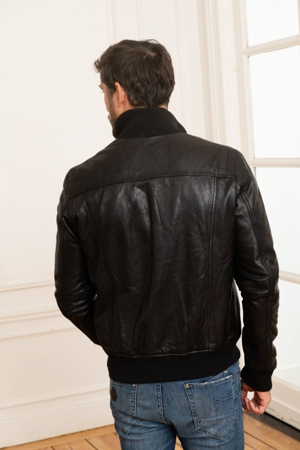 Blouson Homme Serge Pariente DANY BOMBER BLACK