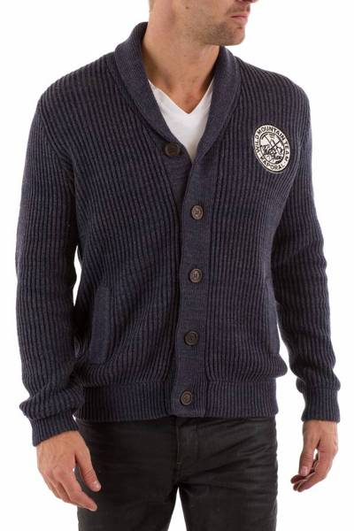 Cardigan pour Homme en coton Kaporal Bleu nuit