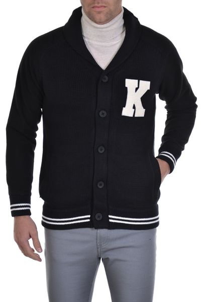 Gilet homme Kaporal en coton noir 