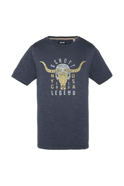 T-shirt texas longhorn blu erica