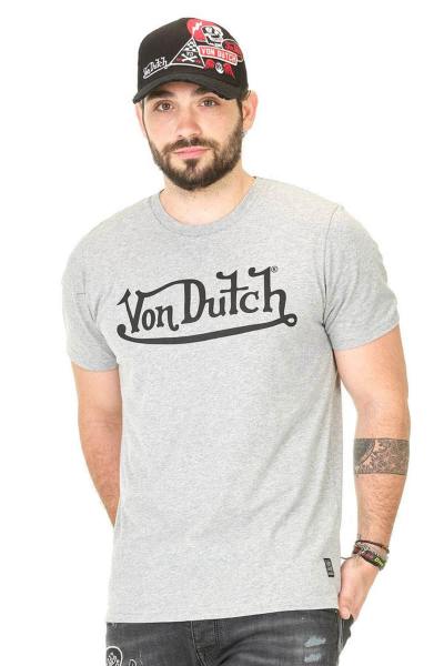 Tshirt homme gris col rond
