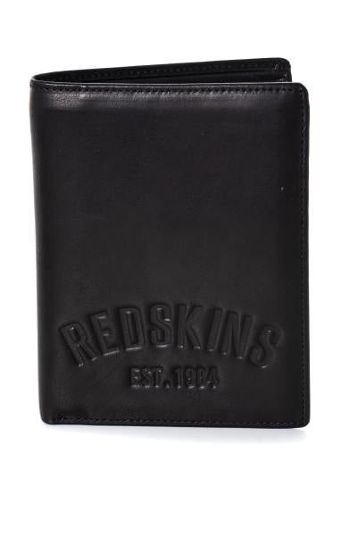 Lange Brieftasche aus schwarzem Leder