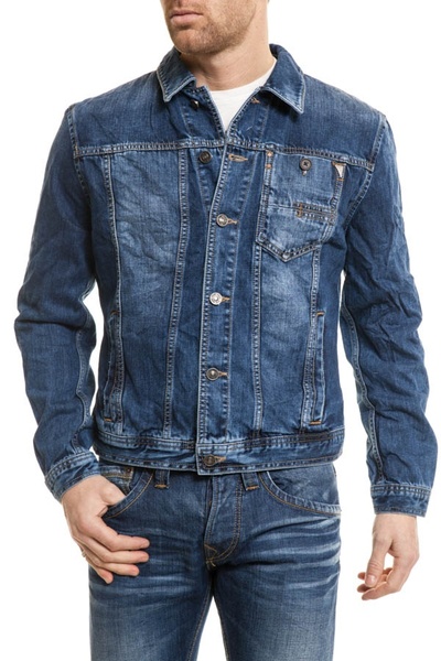 Giubbotto jeans Antony Morato blu per Uomo