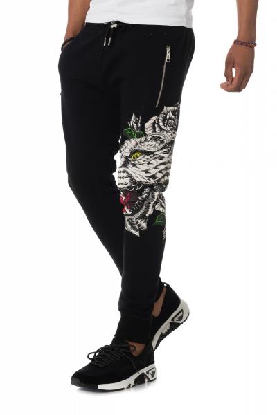 Pantalon de jogging tigre noir