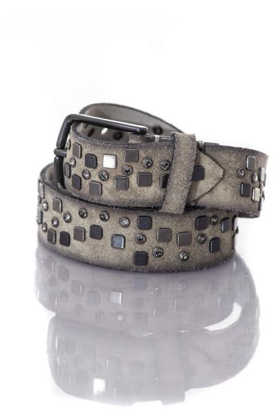 Ceinture aspect vieilli avec strass