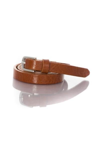 Cinturón de cuero marrón Vanzetti para mujer 