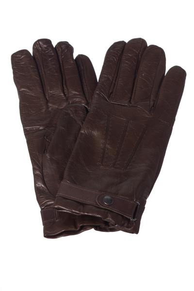 Gants en cuir de mouton marron 