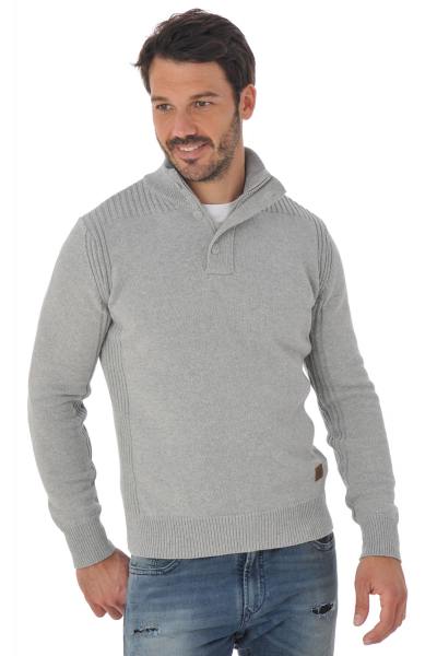 Pull Schott pour homme en coton et en acrylique