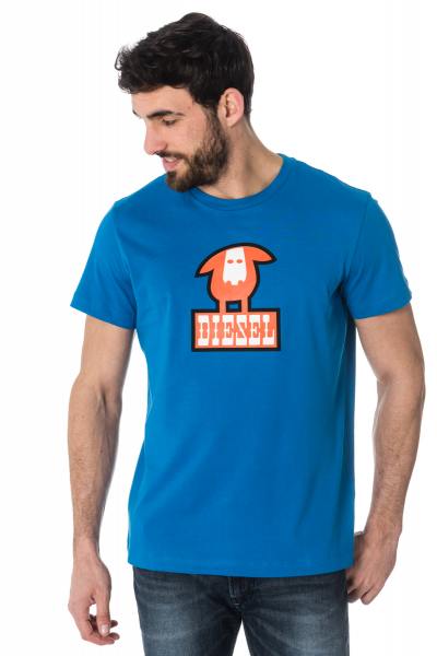 T-shirt Diesel con stampa mucca