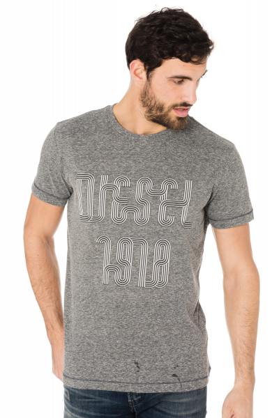 Tee-shirt homme gris Diesel