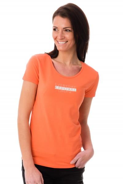 Camiseta naranja de mujer Kaporal