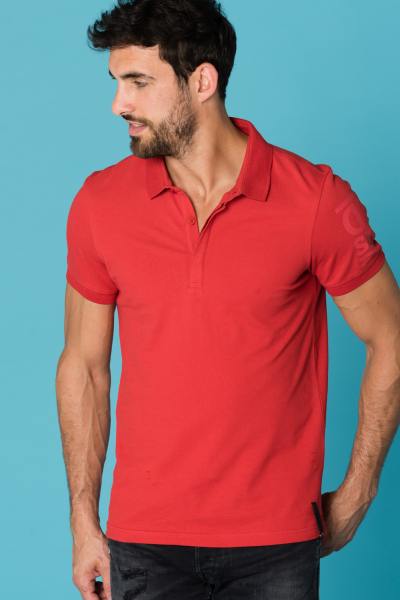 Polo rouge homme 