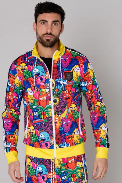 Veste de jogging multicouleur