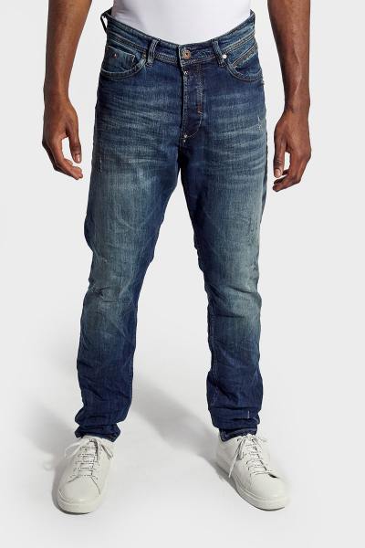 Jeans blu sbiaditi regolari da uomo