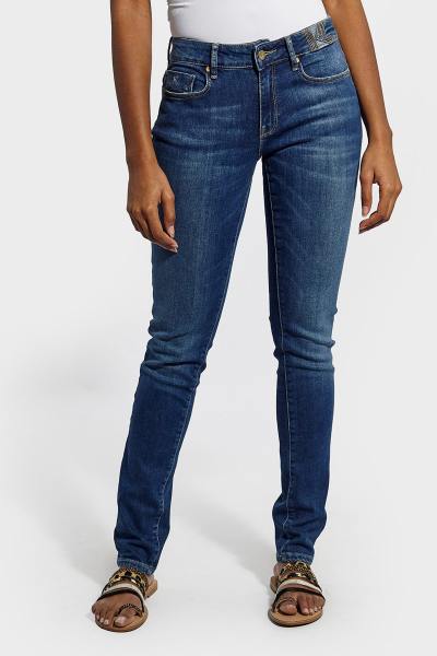 Jean femme bleu coupe slim