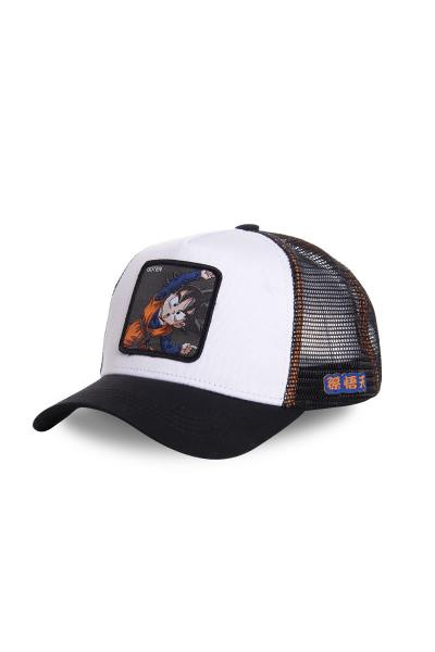 Casquette Son Goten blanche et noire