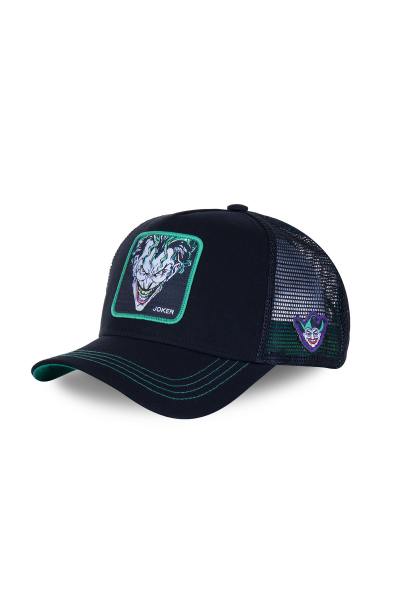 Casquette Joker noire et verte