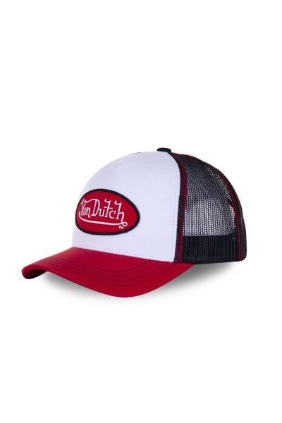 Casquette blanc noir rouge Von Dutch