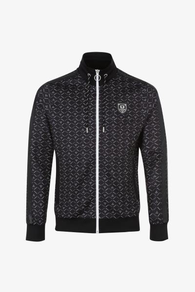 Sweat zippé col montant noir