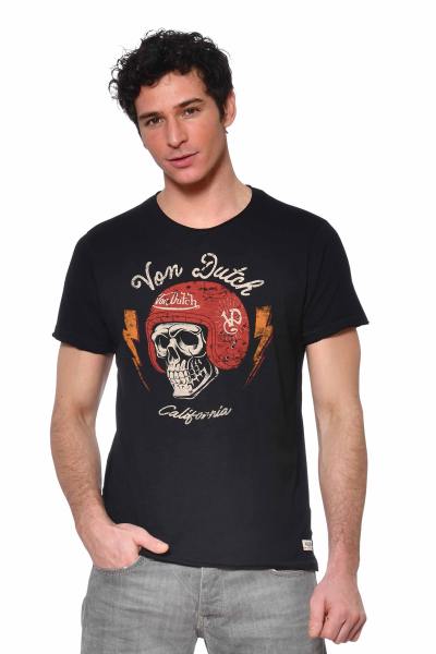 Tshirt noir col rond Kustom Kulture