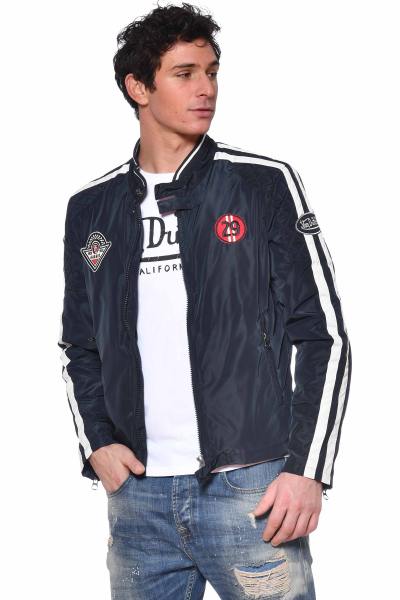 Blouson textile style motard