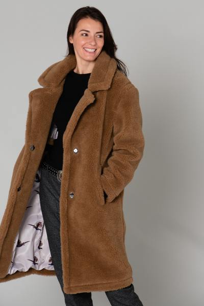 Long manteau en laine