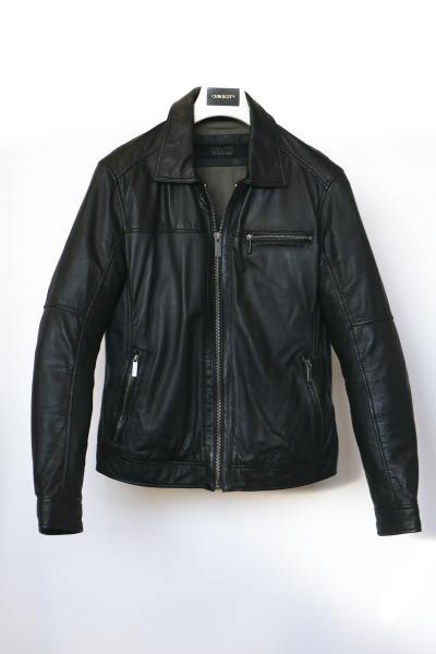 Schafslederjacke mit Hemdkragen