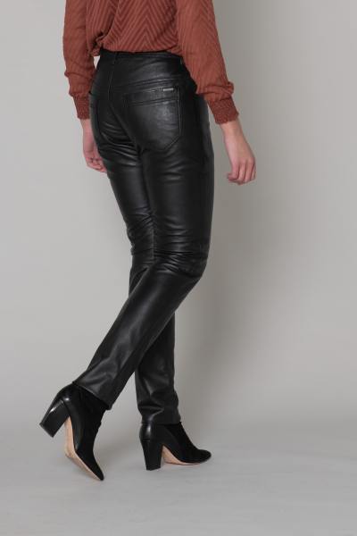 Pantalon Diesel En Cuir Véritable – Coupé Jean, Taille W33 L33, Look Vintage Intemporel