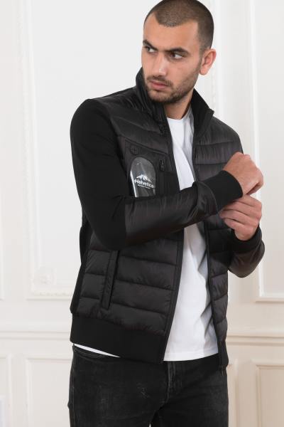 Blouson sportswear textile bi-matière 