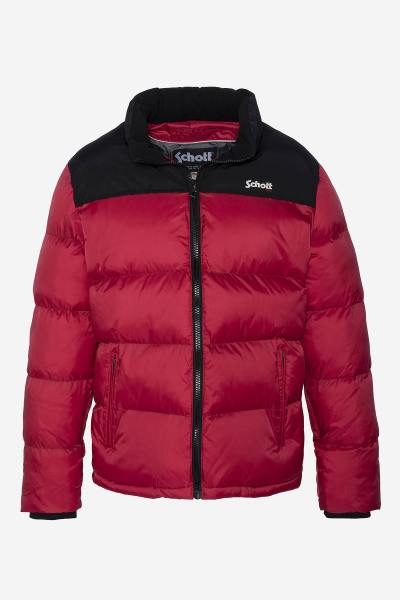 Chaqueta deportiva roja y negra