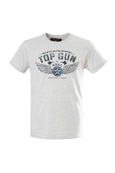 T-shirt Pilote Elite School USAF blanc