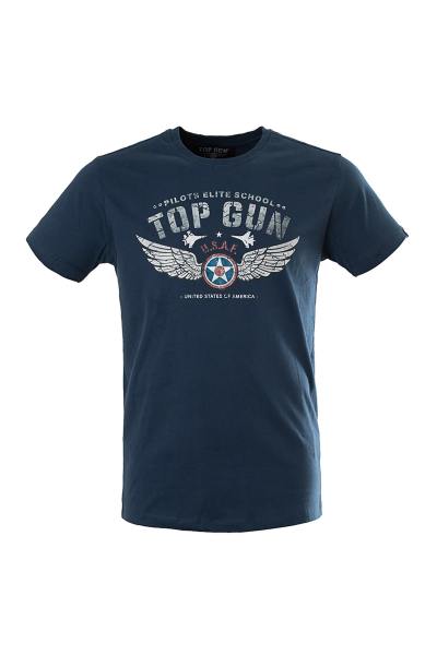 T-shirt aviation homme bleu marine