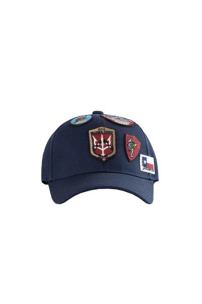 Blaue Mütze mit Aufnähern Top Gun Tomcat