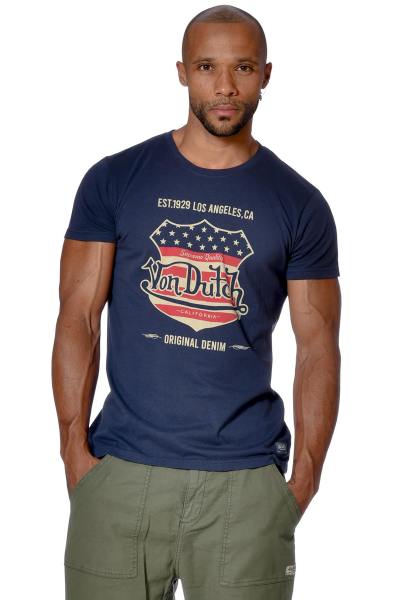 T-shirt homme bleu marine