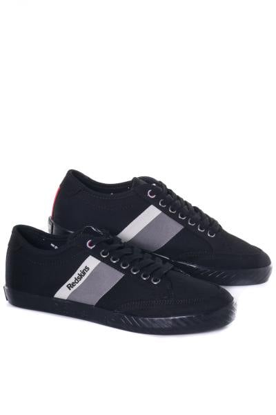 Chaussures en toile noir avec bandes