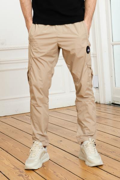 Pantalon de survet fluide beige