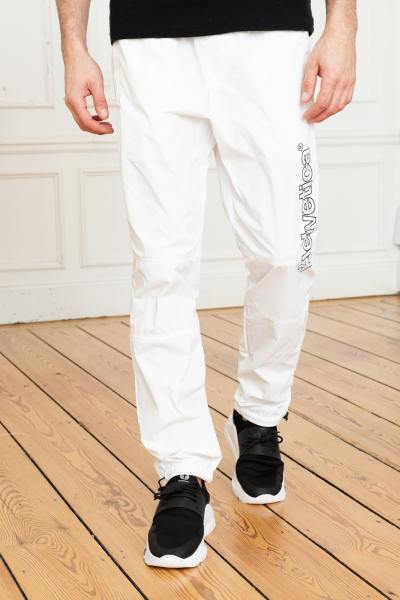 Pantalon de survêtement fluide blanc
