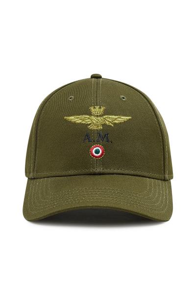 Aeronautica Italia khakifarbene Mütze