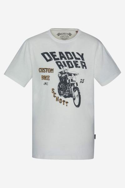 Maglietta blanc Deadly Rider