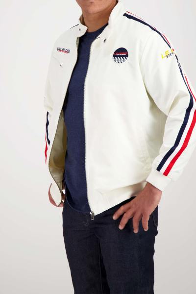Weiße Sportswear-Jacke Steve McQueen King of Cool