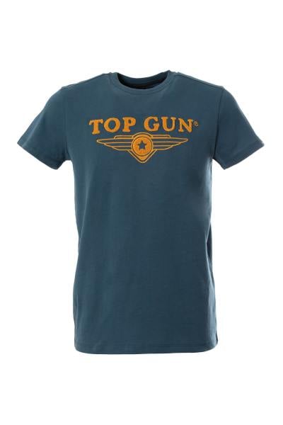 T-shirt homme Top Gun bleu pétrole