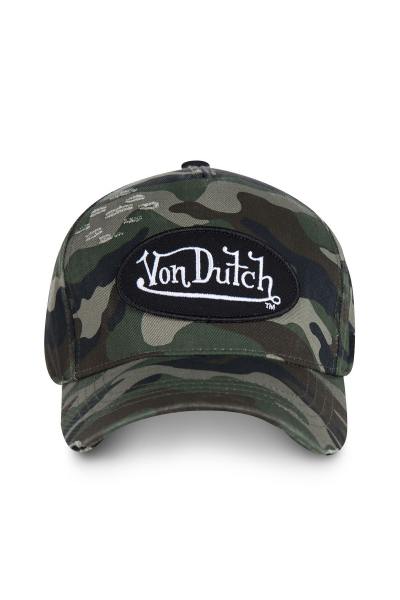 Camouflage-Mütze mit Destroyed-Effekt
