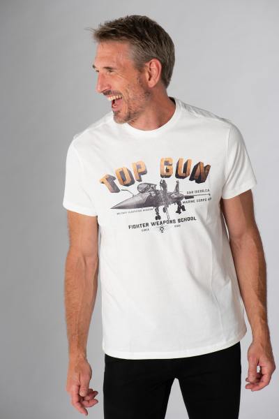 Herren-T-Shirt Top Gun weiß