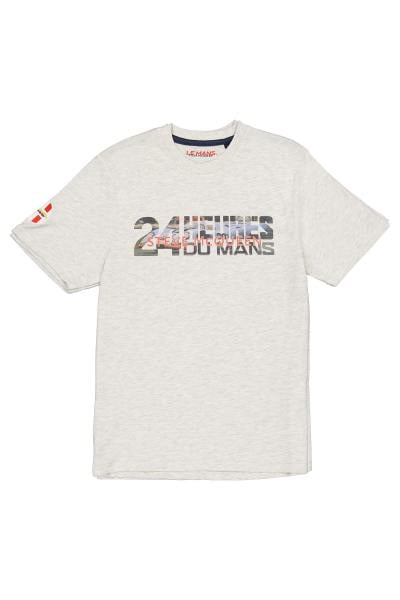 Maglietta Steve McQueen 24 ore di Le Mans ecru