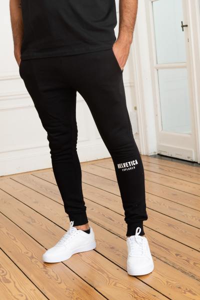 Pantalon de jogging slimfit noir